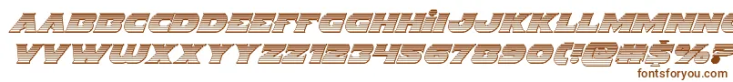 Шрифт Indigodemonchromeital – коричневые шрифты на белом фоне