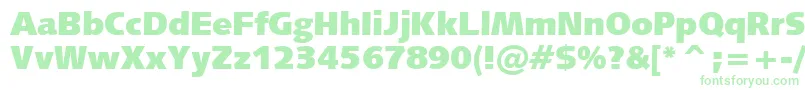 Humanist531UltraBlackBt Font – Green Fonts