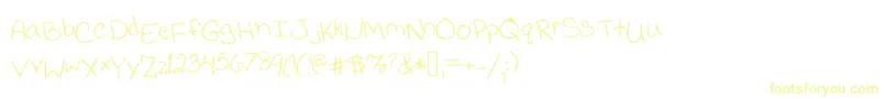 Jessicaprint Font – Yellow Fonts