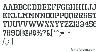OctinprisonsbRegular font – high-Tech Fonts
