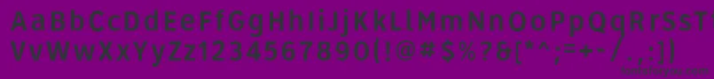 Roadgeek2005Series3b Font – Black Fonts on Purple Background