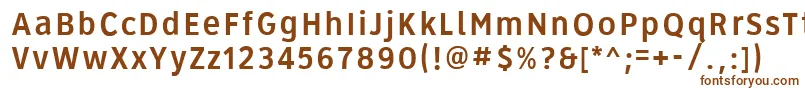 Roadgeek2005Series3b Font – Brown Fonts on White Background