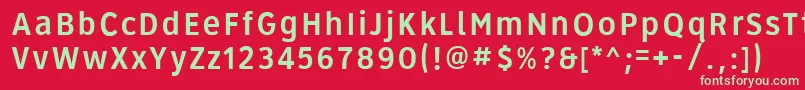 Подробнее о шрифте Roadgeek2005Series3b Шрифт Roadgeek2005Series3b – зелёные шрифты на красном фоне