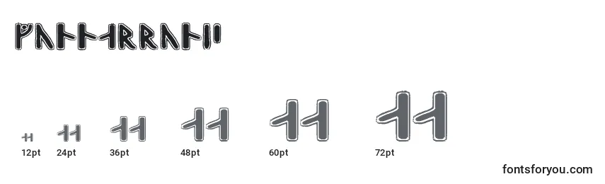 Gunnarrunic Font Sizes