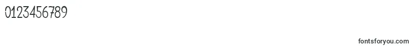 フォントSaintandrewdeskiwis – 数字と数値のためのフォント
