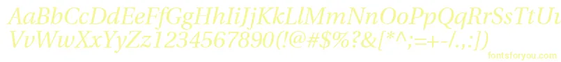 UtopiaItalic Font – Yellow Fonts