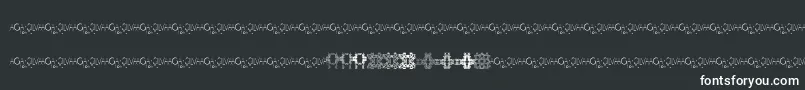 フォントIvyTilesPromo – 黒い背景に白い文字