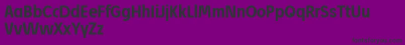 JosefReducedBold Font – Black Fonts on Purple Background