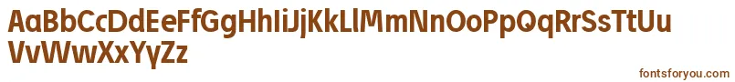 JosefReducedBold Font – Brown Fonts on White Background