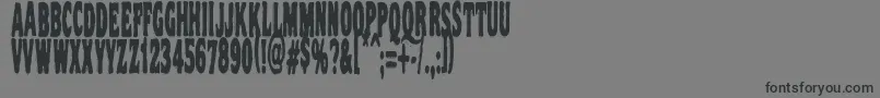 Vtcnightofthestretcheddead Font – Black Fonts on Gray Background