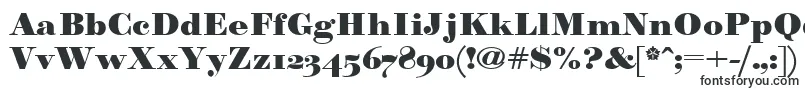Шрифт Paragonnordultraboldctt – вертикальные шрифты