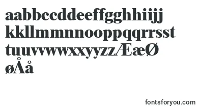 GrecoBlackSsiExtraBold font – norwegian Fonts