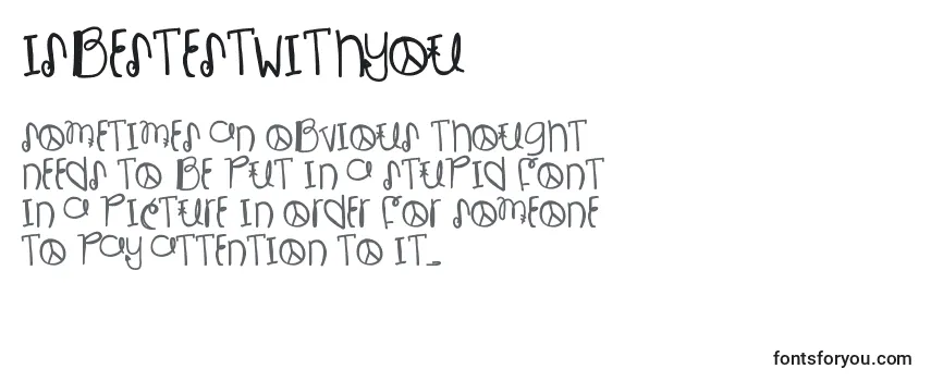 Isbestestwithyou Font