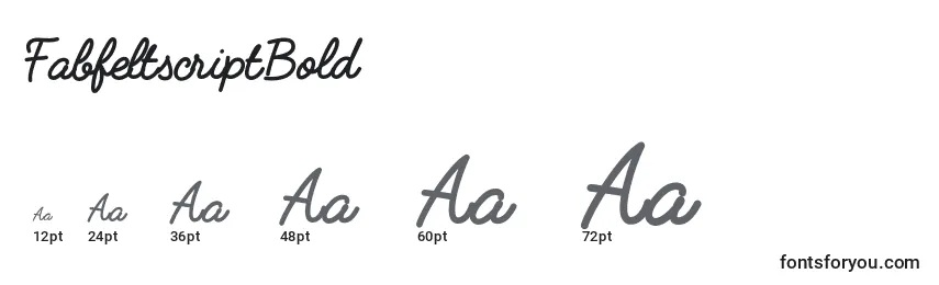 FabfeltscriptBold Font Sizes