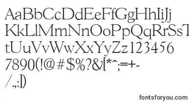 GascogneserialXlightRegular font – fashionable Fonts