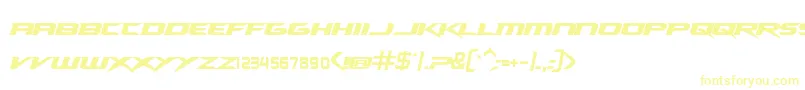 フォントNhlDucks – 黄色のフォント