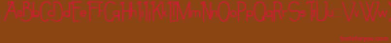 NoirEtBlanc Font – Red Fonts on Brown Background