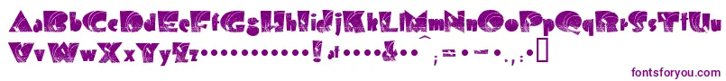 Шрифт Bolddisplay19412k – фиолетовые шрифты