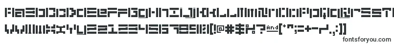 Шрифт 5didgitStencil – шрифты без засечек