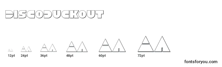 Discoduckout Font Sizes