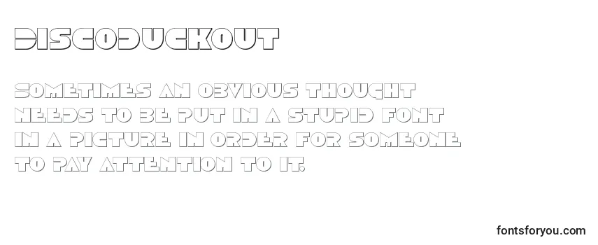Discoduckout Font