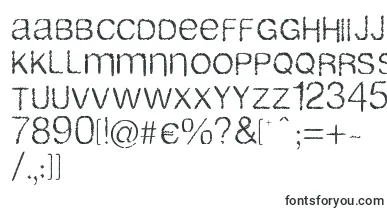 Airlib font – eroded Fonts