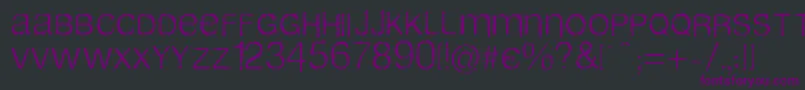 Airlib Font – Purple Fonts on Black Background