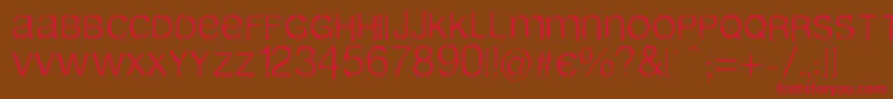 Airlib Font – Red Fonts on Brown Background