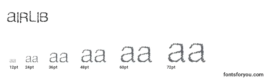 Airlib Font Sizes