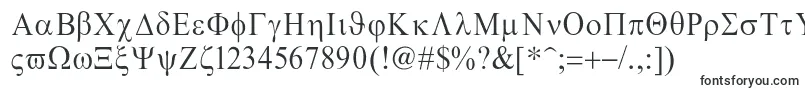 Greco-fontti – Alkavat G:lla olevat fontit