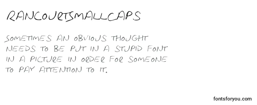 Review of the RancourtSmallCaps Font