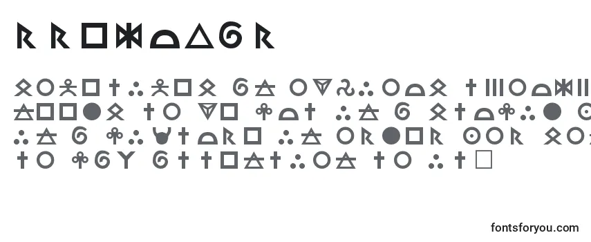 Review of the RRegular Font