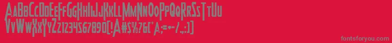 fuente Heroesassemblecond2 – Fuentes Grises Sobre Fondo Rojo