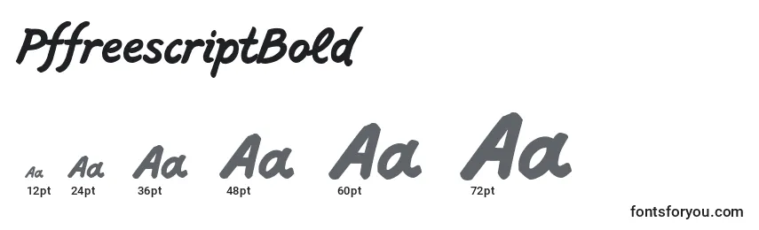 PffreescriptBold Font Sizes