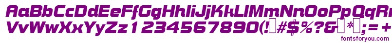 B790DecoItalic-fontti – violetit fontit valkoisella taustalla