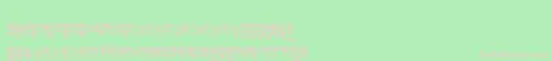 Tibetanmachineweb1 Font – Pink Fonts on Green Background