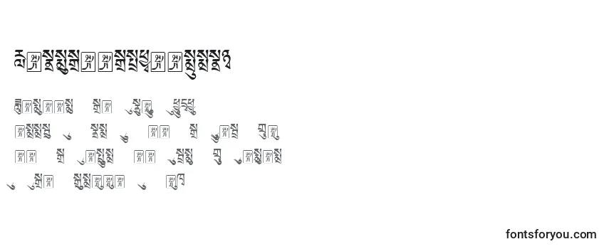 Tibetanmachineweb1-fontti
