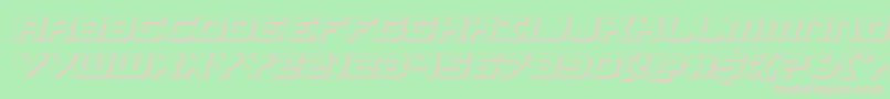 fuente Gearhead3Dital – Fuentes Rosadas Sobre Fondo Verde
