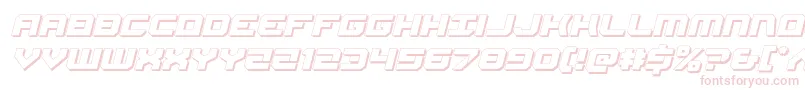 Шрифт Gearhead3Dital – розовые шрифты