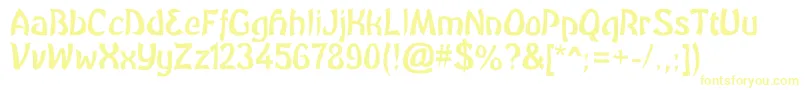 BrutalGg-Schriftart – Gelbe Schriften