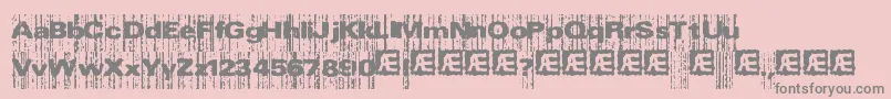 More about XeroxMalfunctionBrk Font XeroxMalfunctionBrk Font – Gray Fonts on Pink Background