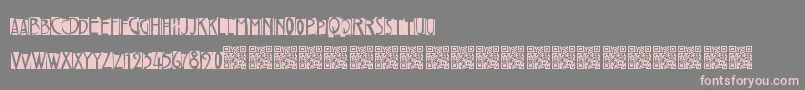 Freakytwenties Font – Pink Fonts on Gray Background