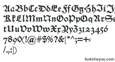 Alteschwabacherosfdemi font – Fonts For Fairy Tales
