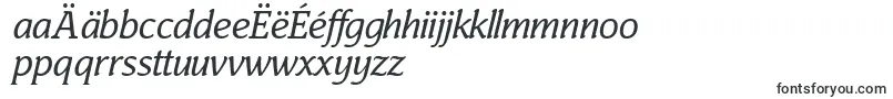 CorzinairItalic-fontti – makedonian fontit
