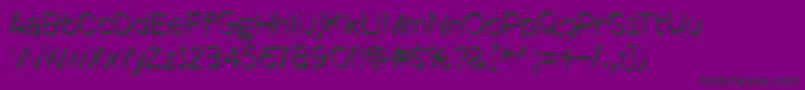 ItStartedHere Font – Black Fonts on Purple Background