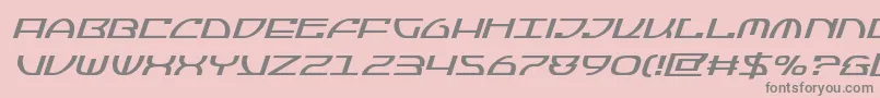 Jumptroopsital Font – Gray Fonts on Pink Background