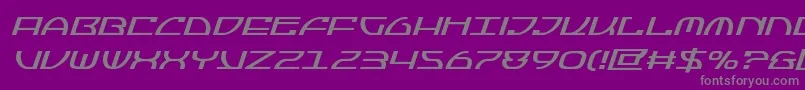 Jumptroopsital Font – Gray Fonts on Purple Background