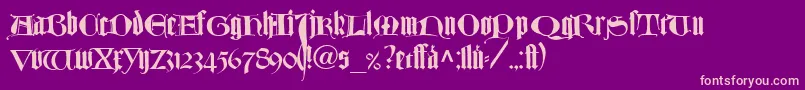 Más sobre la fuente TexturlombardischLtDfr fuente TexturlombardischLtDfr – Fuentes Rosadas Sobre Fondo Morado