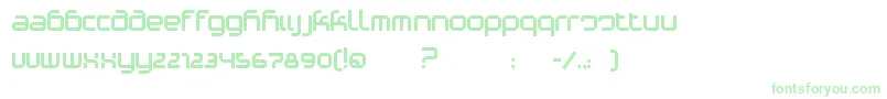 PhinoVariation-Schriftart – Grüne Schriften auf weißem Hintergrund