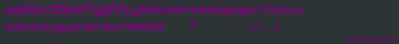 PhinoVariation Font – Purple Fonts on Black Background